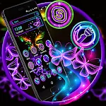 Glow Butterfly Launcher Theme | Indus Appstore | App Icon