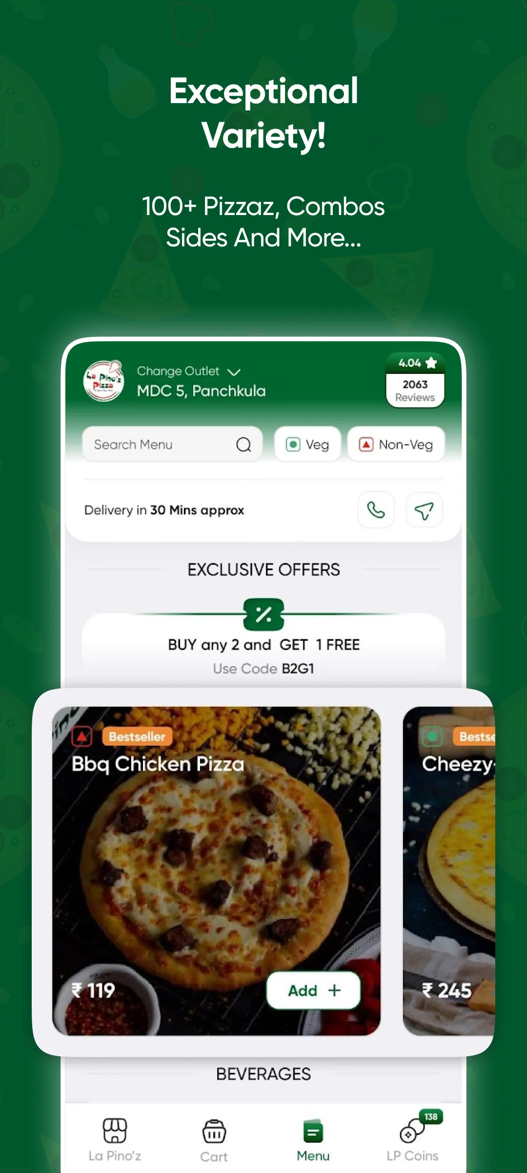 La Pino'z - Order Pizza Online | Indus Appstore | Screenshot