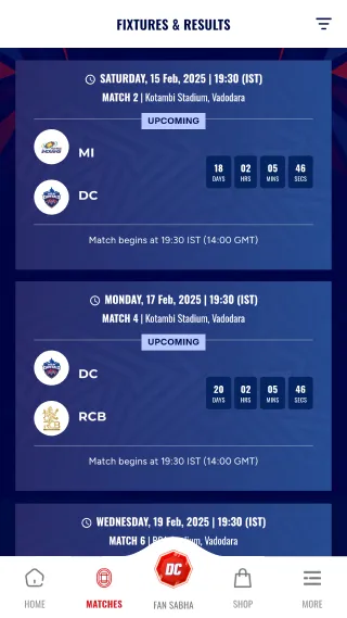 DC Fan Sabha | Indus Appstore | Screenshot