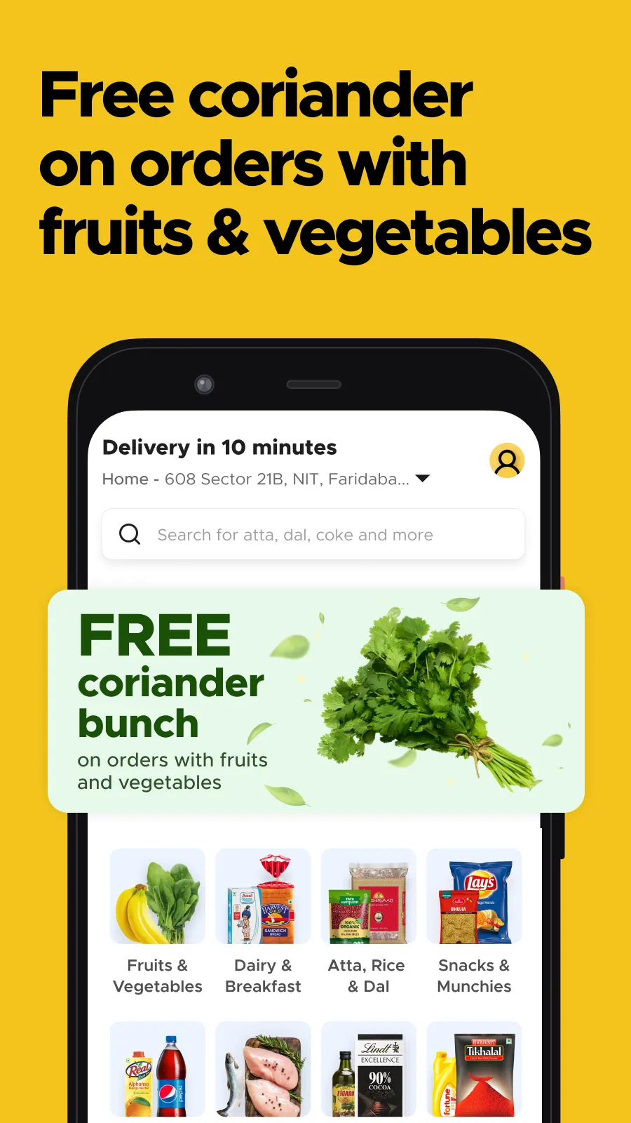 Blinkit: Grocery in 10 minutes | Indus Appstore | Screenshot
