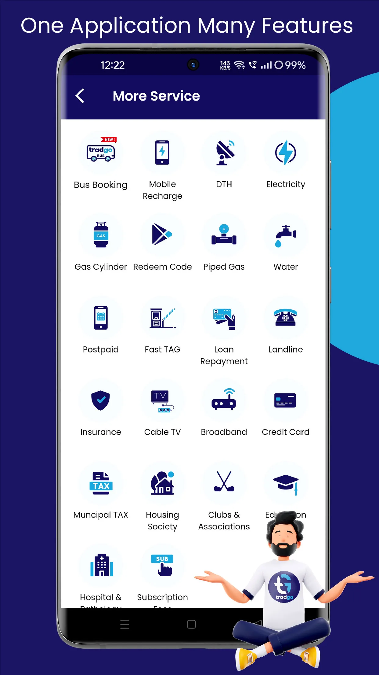 Tradgo Recharge & Bill Payment | Indus Appstore | Screenshot
