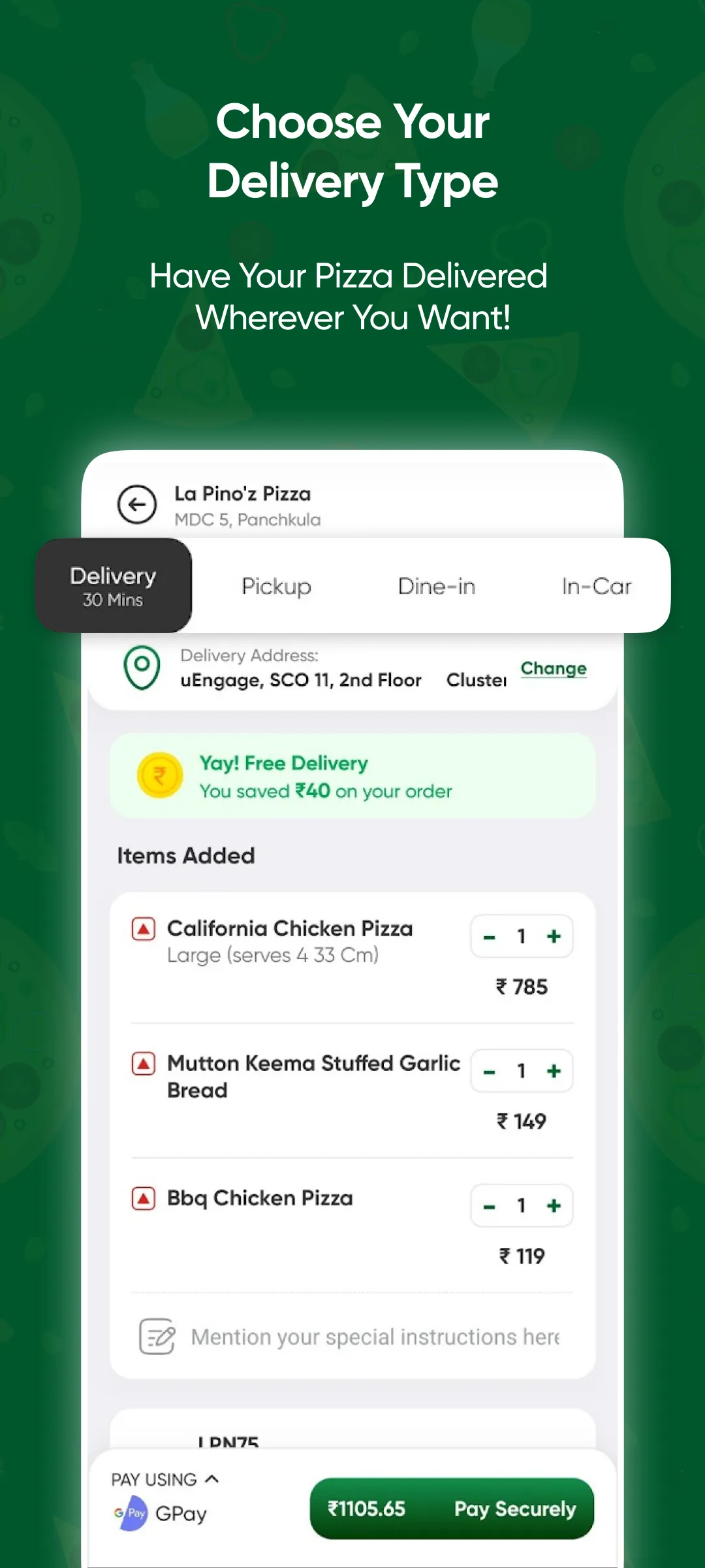 La Pino'z - Order Pizza Online | Indus Appstore | Screenshot